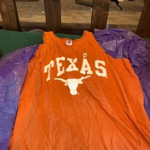 Russell Athletic Orange Texas Tank Top